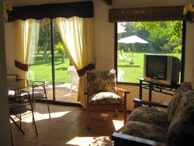 Living del departamento para 6 personas